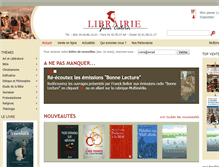 Tablet Screenshot of librairiejeancalvin.fr